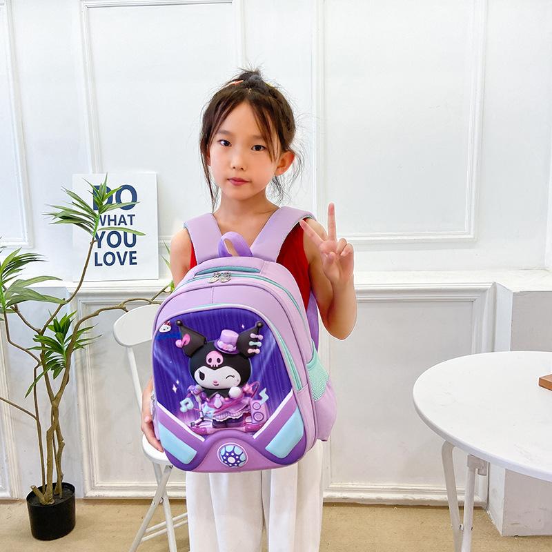 Large Capacity Children'S Bag Cute Fun Cartoon Hard Shell Boys And Girls Backpack Foreign Style Printing Children'S Backpack