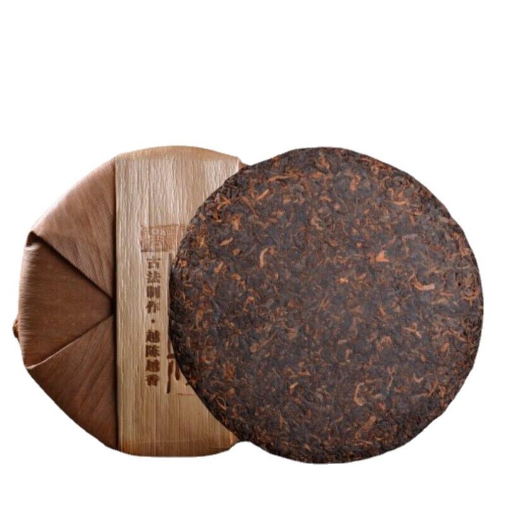 357g Premium Pu-erh Ripe Tea Cake Yunnan Ancient Tree