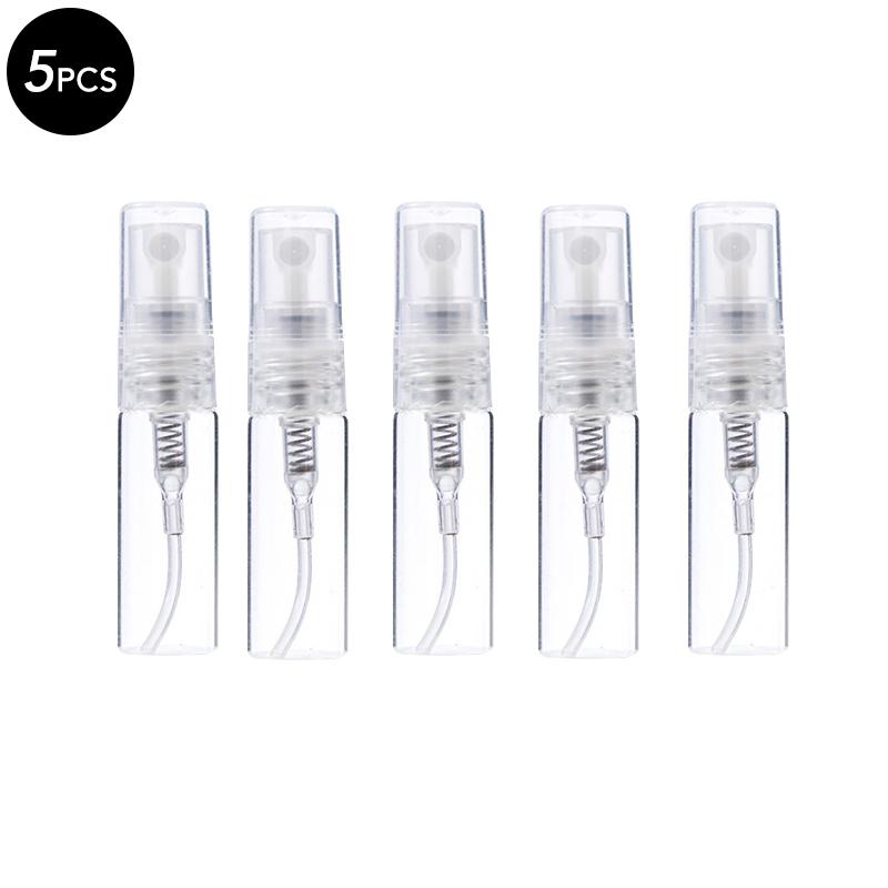 5/10/20/30/50Pcs Mini Spray Bottle Empty Perfume Atomiser Clear Perfume Bottle 3ML 5ML 10ML Refillable Portable Sample Tool 7