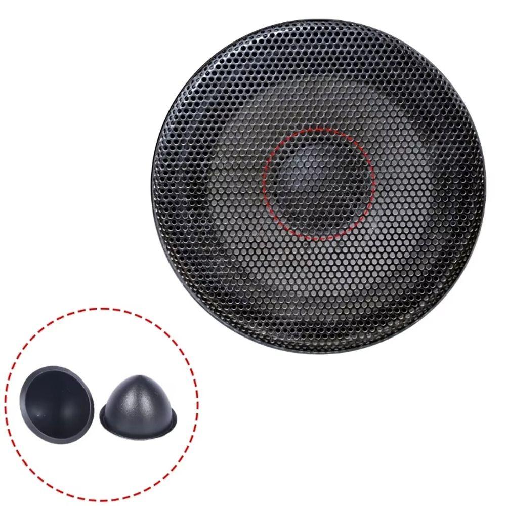 1/4Pcs PP Coned Dust Caps Black Protective Sleeve  Speaker Repair Parts Accessories
