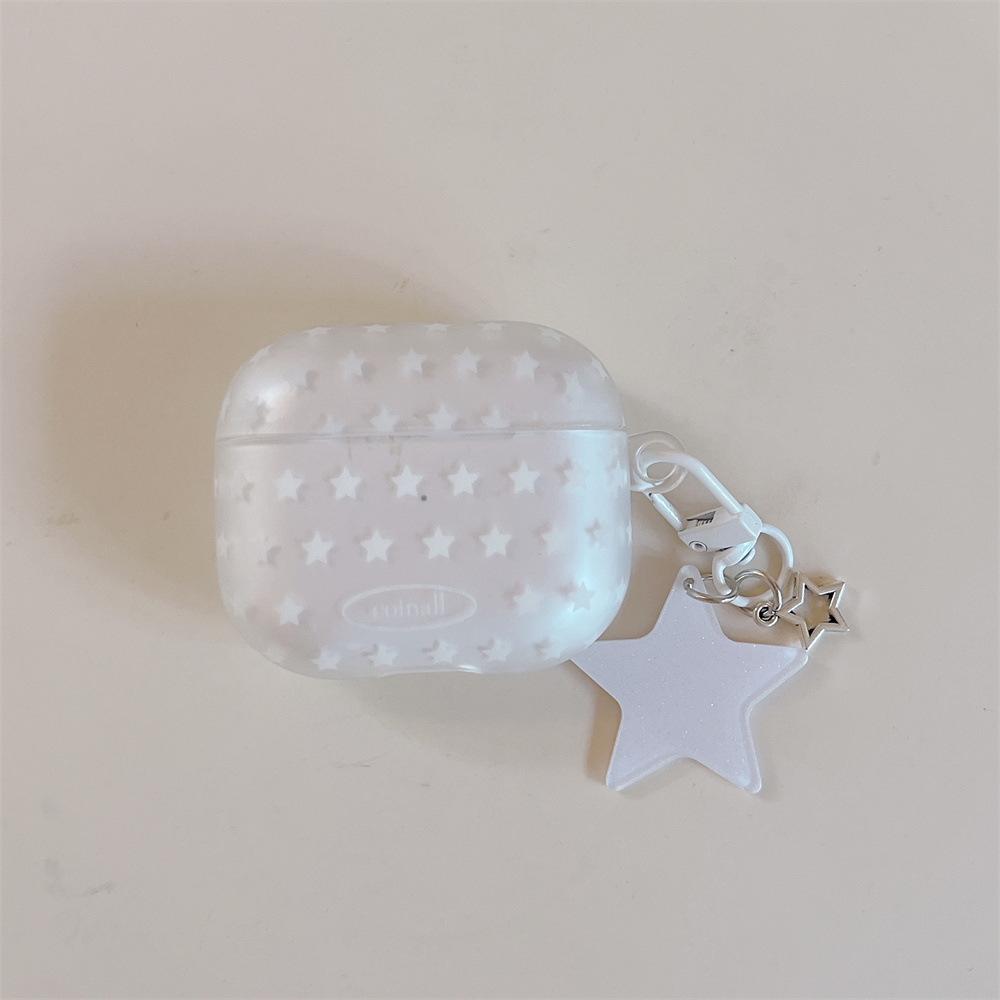 INS wind matte star earphone cover for Apple AirPods 1 /1 generation personalized pendant case PRO1/PRO1