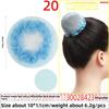 Children's Flower-style Colorful Hair Net Art Examination Dancing Net Bag Children's Hair Bun and Head Flower