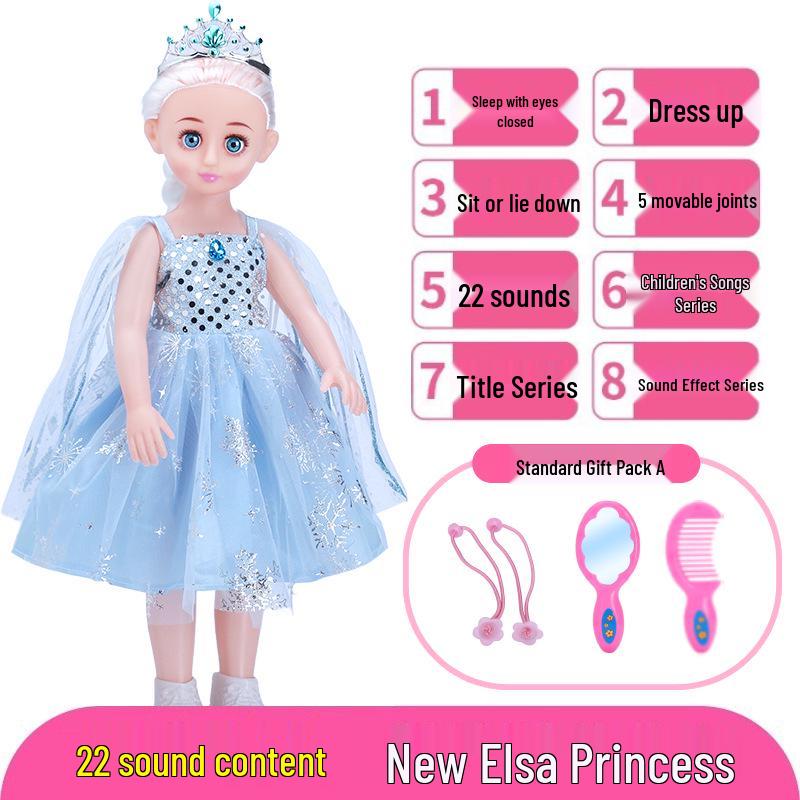 Interactive Smart Doll Set with Changeable Clothes - Princess Toy for Girls, Perfect Birthday Gift