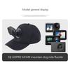 Adjustable Canvas Sun Hat Cap for Gopro Hero 12 11 10 9 8 7 6 5 4 3 Insta360 X3 X2 Eken SJCAM DJI OSMO Sport Action Camera