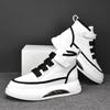 High Top Men's Shoes  New Spring Thick Soled Small White Shoes Men's Fashion Air Cushion Casual Board Shoes luxury sneakers