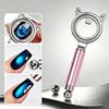 3D Dual-Head Hollow Circular French Cat Eye Nail Magnets 3-in-1 Ring-Shaped Cat Eye Magnet Sticks with Mini Round Beads Nail To