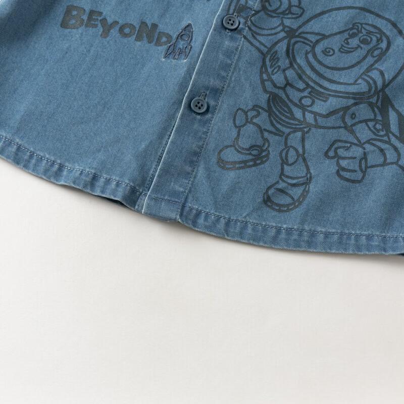 DAVE&BELLA Disney Toy Story Boys' Denim Shirt