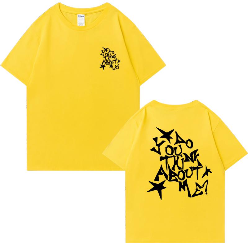 Hot Sale NSQK AOOU THNK ABOUT ME 2025 New Album T Shirt Men Women Fashion Short Sleeve T-shirts Unisex Casual 100% Cotton Tops