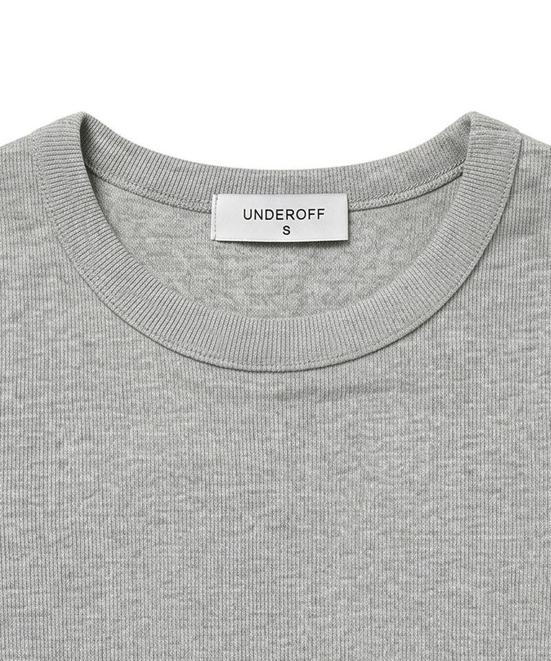 UNDEROFF Stretch Cotton Slim Short Sleeve T-Shirt Melange