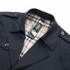 Men's Business Casual Mid-length Windbreaker Jacket