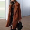 Women Long Sleeve Pullover Blouse Open Front Jacket Coat Long Outerwear