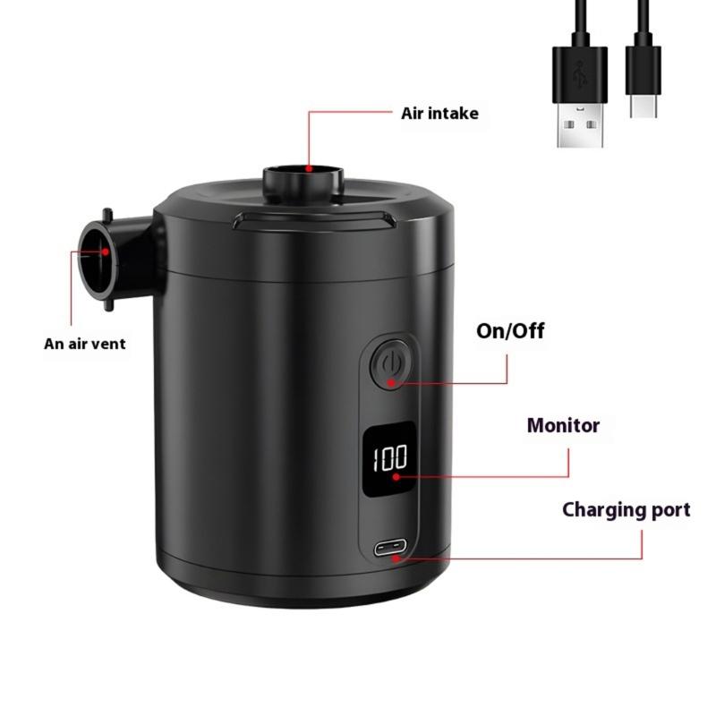 Car Cigarettes Lighter Pumps Suit Bicycles Pressure Control Camping Air Pumps for Nighttimes Inflation