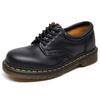 Punk 5-hole Small Leather Shoes Women's Low-top, Leather Round Head Casual College Soft Leather Short Boots