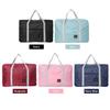 Solid Color Waterproof Folding Travel Bag Lightweight Large Capacity Luggage Bag