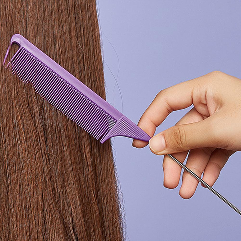 Hair Styling Comb Set Rat Tail Hair Comb Double Sided Teasing Hair Brush for Edge Back Brushing Combing Slicking Hair for Women