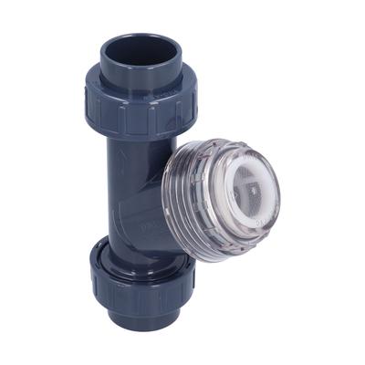 Y sítko 40mm PVC trubka Malý odpor Rychlá rychlost průtoku Y Filtr Sítko pro chemikálie