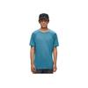 Anta Champion Outdoor Series Solid Color Round Neck Comfortable Moisture Wicking Versatile Short Sleeve T-Shirt Men T-Shirts Parrot-Blue 152520115-1