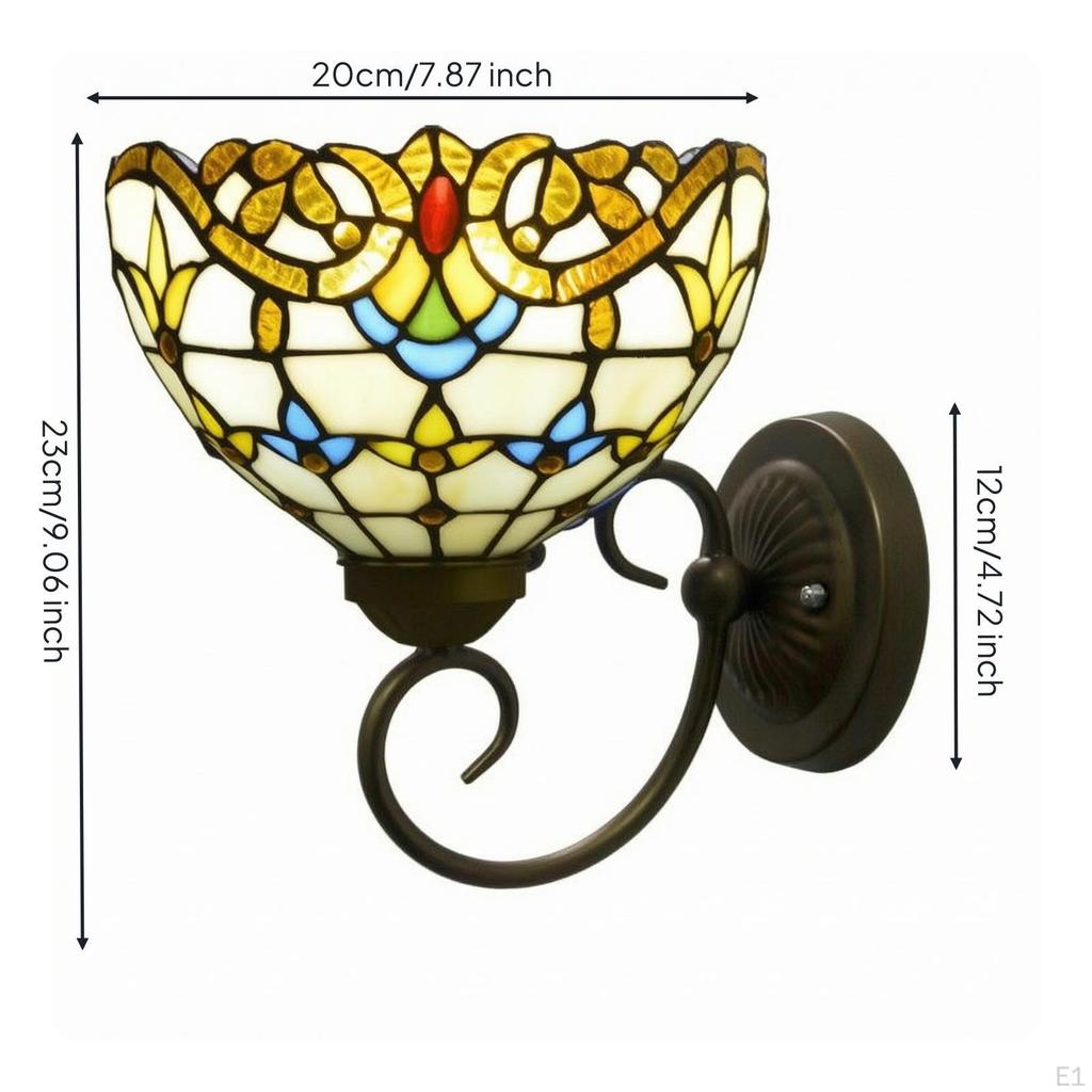 Applique Murale Vintage | Mosaïque, Motif Art Nouveau Applique,