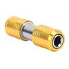 2PCS Double Ended Screwdriver Bit Holder Quick Release Socket Adapter Extension Rod for 1 4 Inch Hex Shank Bits