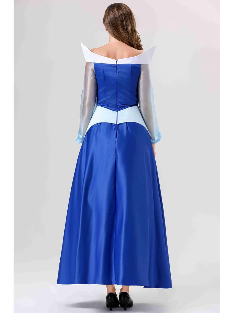 Costume da Cosplay da Principessa Aurora Bella Addormentata per Donna Adulta