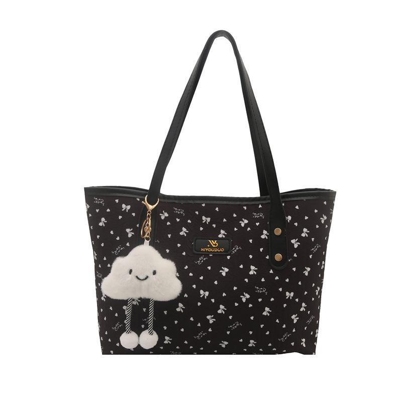 Personality simple large-capacity bag women's fashion casual texture shoulder bag spring women's tote bag