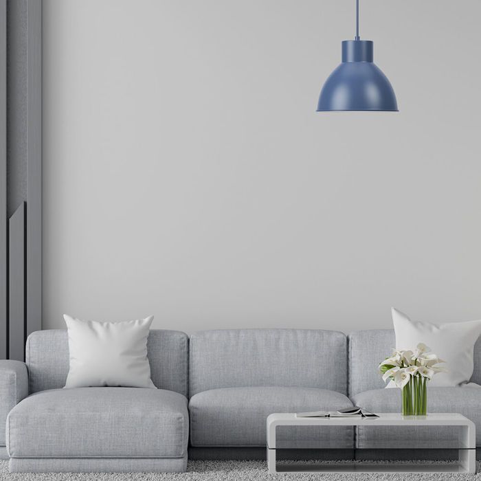 Suspension décorative - BRAYTRON - BV05-00043 - Métal bleu - 1xE27 - 23W - IP20