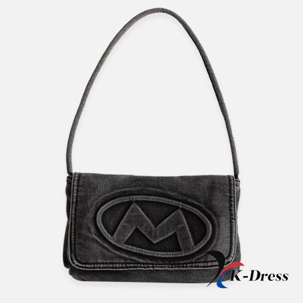 

Темна джинсова сумка через плече (1 колір) 27x19x10cm джинсовий