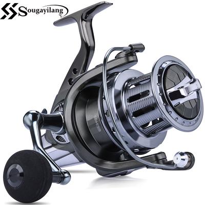 SOUGAYILANG Fishing Reel 10+1BB EVA Handle Sea Carp Spinning Reel Fishing Wheel 10000 Series Tackle