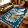 Light Luxury Plant Style Living Room Carpet Bedroom Lounge Large Area Decoration Rugs Home Non-slip Washable Door Mat Outdoor