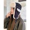 Winter Warm Fleece Lined Cotton Beanie Hat Men Women - Windproof Ear Protection Outdoor Cycling Cap