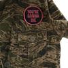 HYSTERIC Destroy All Monsters Collaboration Camouflage Pattern Back Print Long Sleeve Military One Piece Women Used