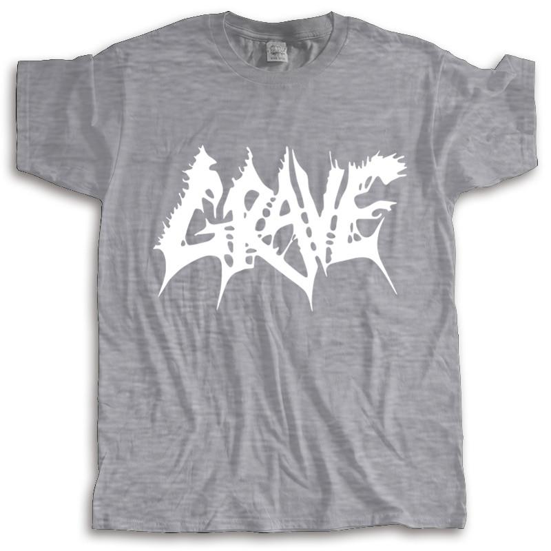 

new arrived men t-shirt summer New GRAVE Swedish Death Metal Band Logo many color tops fashion unisex tees 4XL