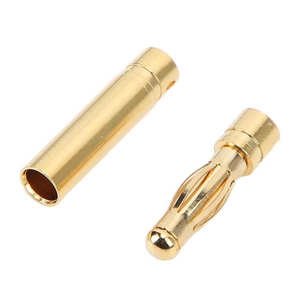 4mm Gold Plated Male Female Banana Plug Banana Plug Connectors for RC ESC Battery Accessory