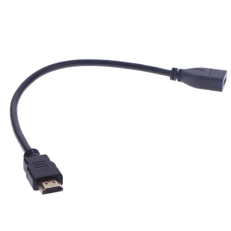Cavo di prolunga HDMI maschio-femmina da 15 cm/30 cm, cavo di prolunga di protezione HDMI