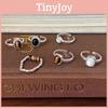 Trendy Vintage Inspired Copper Ring With Unique Geometric Elements For Women