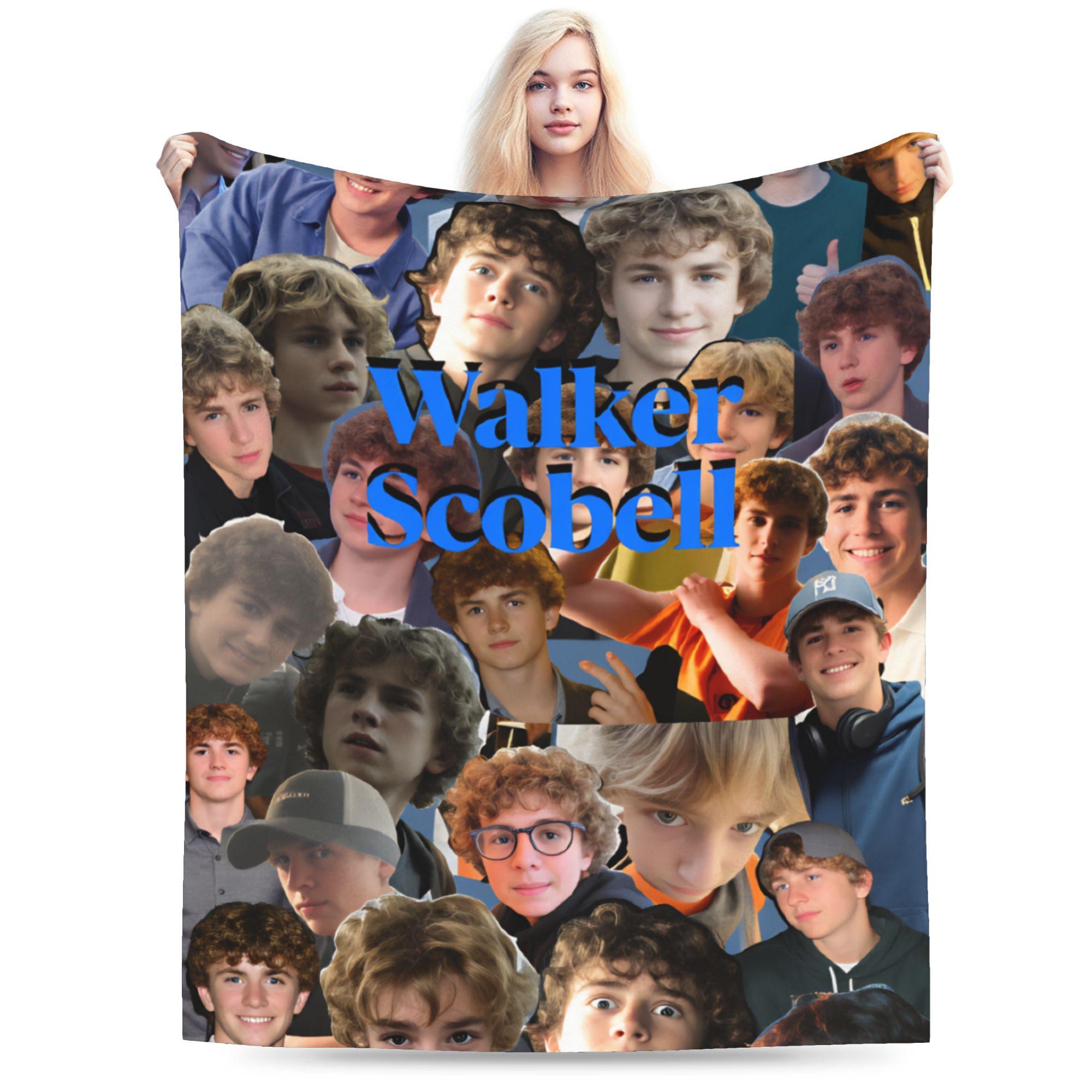 

Soft Blankets Kids Adult Camping Walker Scobell Mask USA Actor Bedding Throws Flannel Bedspread For Bedroom Sofa Bed Cover 30x40in