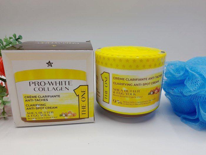 Crème Clarifiante - Pro White - 400ml - Beurre De Karité - Sans Parabène - Pour Tous Types De Peau