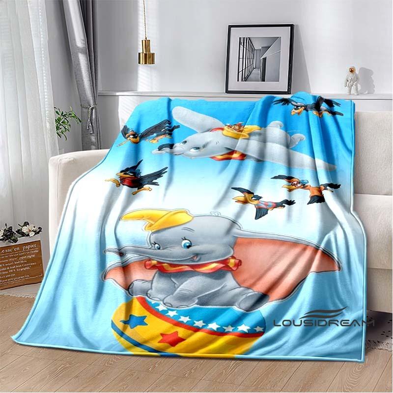 

Disney Dumbo Cartoon Blanket: Warm and Comfortable for Living Room, Bedroom, and Sofa; Suitable for All Seasons; A Special Gift. 75x90cm