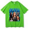 Retro Olivia Benson Tshirt Unisex Women Fashion Oversized Streetwear Male Casual Cotton T Shirts Unsiex Vintage Short Sleeve Tees