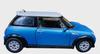 Kinsmart Mini Cooper S Metallic Blau Diecast Modellauto KT5059 1/28