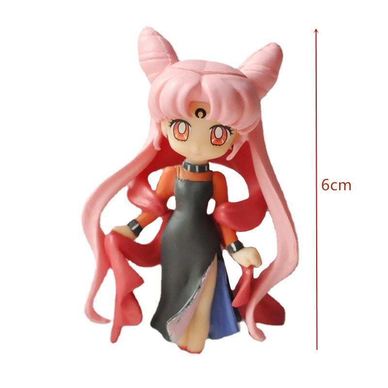 17см Мультяшна мила дівчинка Сейлор Мун Аніме Фігурка ПВХ Екшн Аніме Фігурка Модель Кавайна Лялька Настільні Прикраси