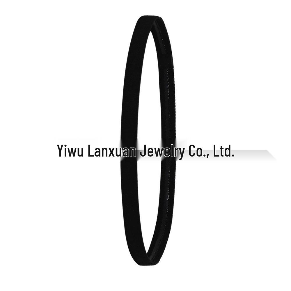 Elastic Candy Color Sports Yoga Headband - Popular European & American Hair Accessory for Running & Football.