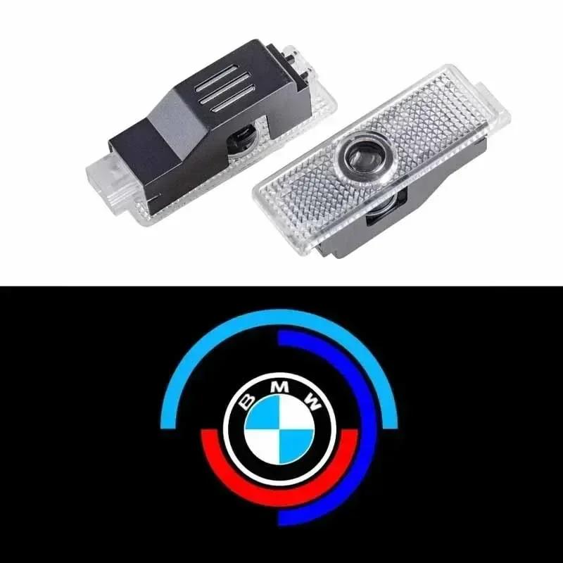 

-LED Car Door Welcome Lamp For BMW 1 5 6 3 7 series X1 X3 X5 M3 M5 Z4 F10 F30 F13 E86 E87 E60 E63 E68 Car Door light Accesssory 2PCS