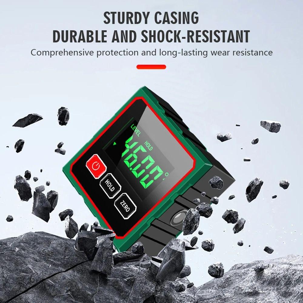 Magnetic Magnetic Protractor 0-90° Range Bevel Gauge Angle Finder Tool  Woodworking