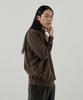 Analog Mood-Like Semi-Half Turtleneck Knit (Brown)