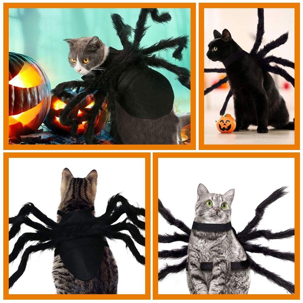 Cosplay Kostým Pavouka pro Domácího Mazlíčka Zábavný Kostým Pavouka pro Kočky na Párty Cosplay Rekvizity Halloweenský Kostým Pavouka pro Domácího Mazlíčka Štěně