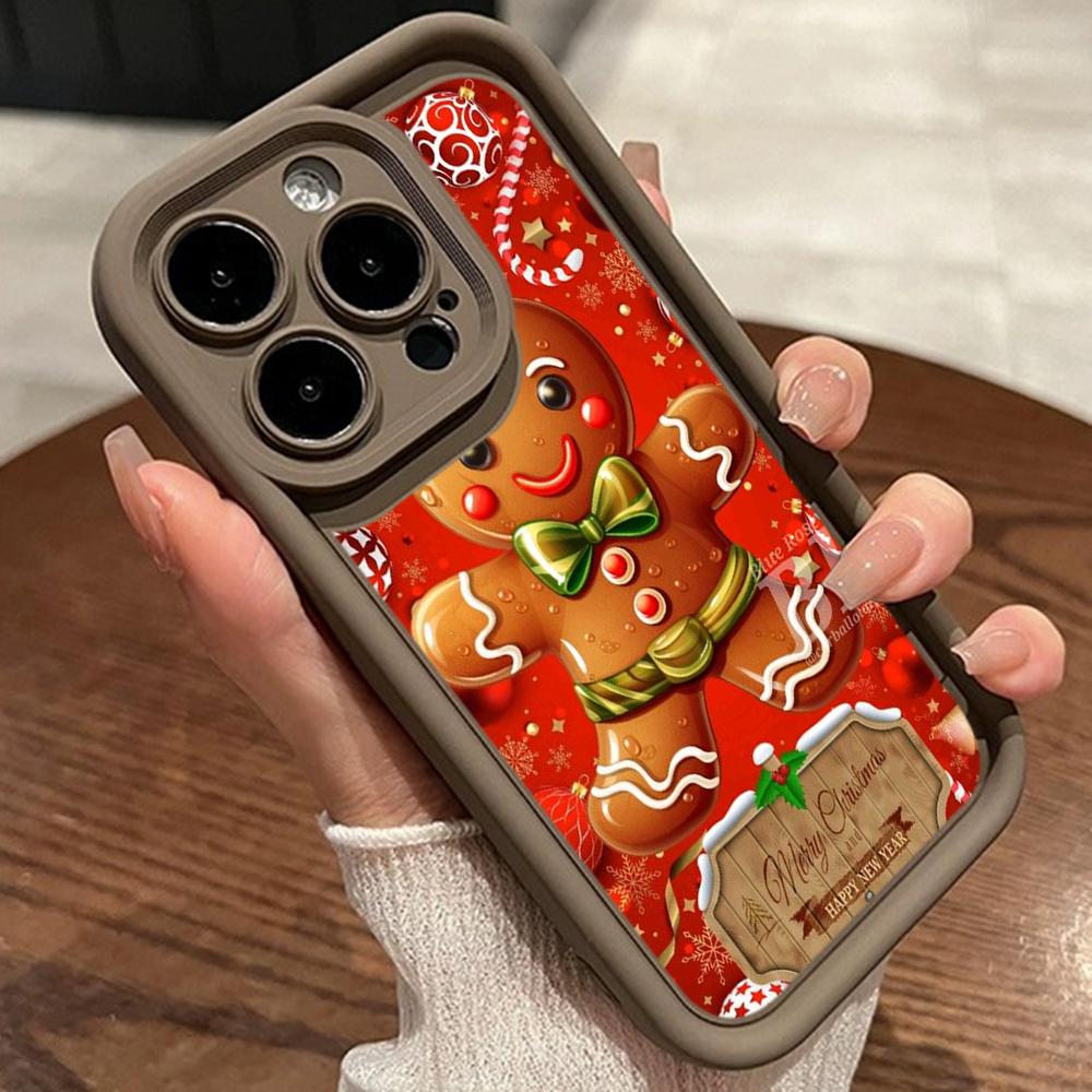 Sky Eye Ladder Soft Case for Samsung A06 A15 A25 A35 A55 A14 S23 S24 FE All Samsung Models Phone Cases Cover NY46 Christmas Santa Claus Christmas Tree