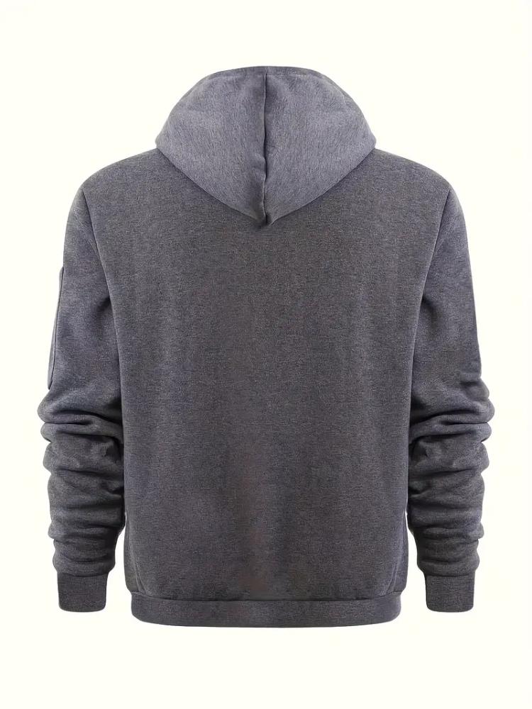 Fashion Casual Autumn and Winter Hat Sweater Zipper Long Sleeve Men's and Women's Same Style Sweatshirt Running Training Outdoor Warm Fitness Jacket