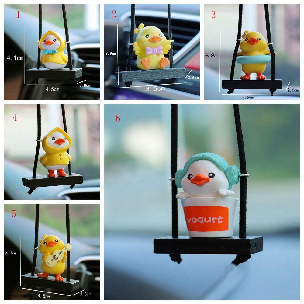 Little Yellow Duck Little Yellow Duck Animal Duck Car Pendant Creative   Interior Decor