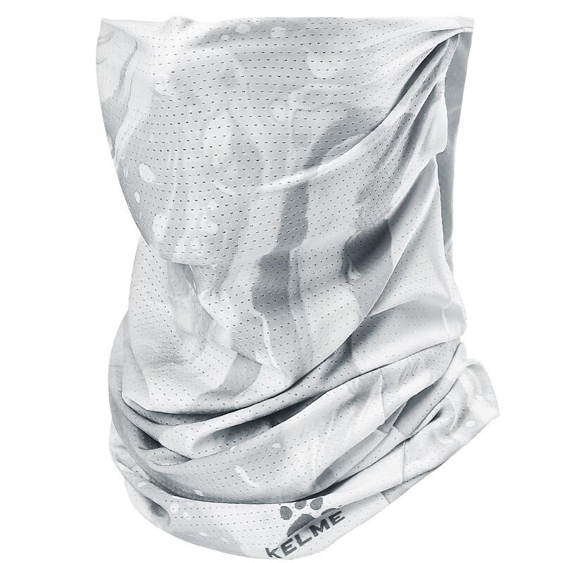 KELME Summer Cycling Ice Silk Sun Protection Face Mask with Ear Loops Neck Gaiter UV Protection for Men and Women Fishing Mountaineering Scarf